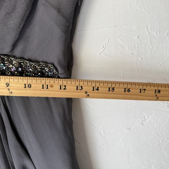 Wendy Katlen Dress Y2k 6 Silk Beaded Waist Formal Gown‎ Chiffon Fairy Unique - Picture 6 of 9